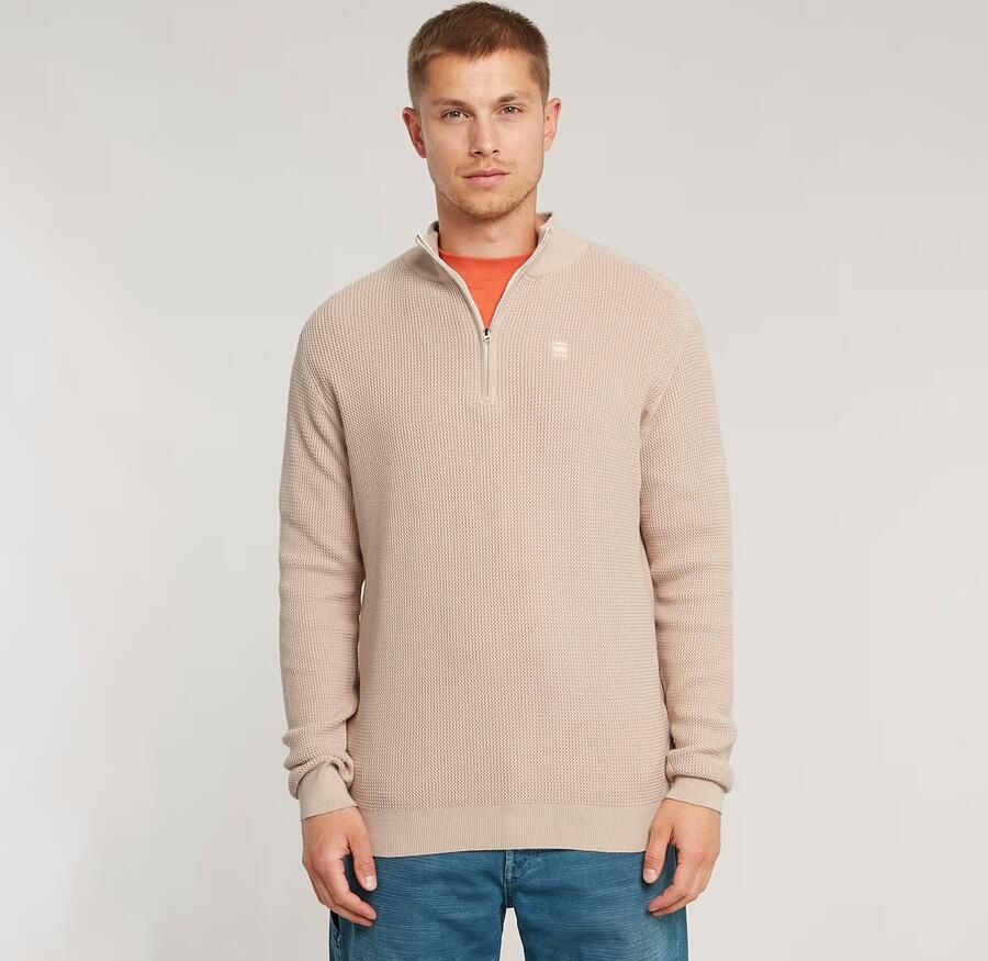 G-Star RAW Serrated Gebreide Skipper Trui Roze Heren - Foto 7