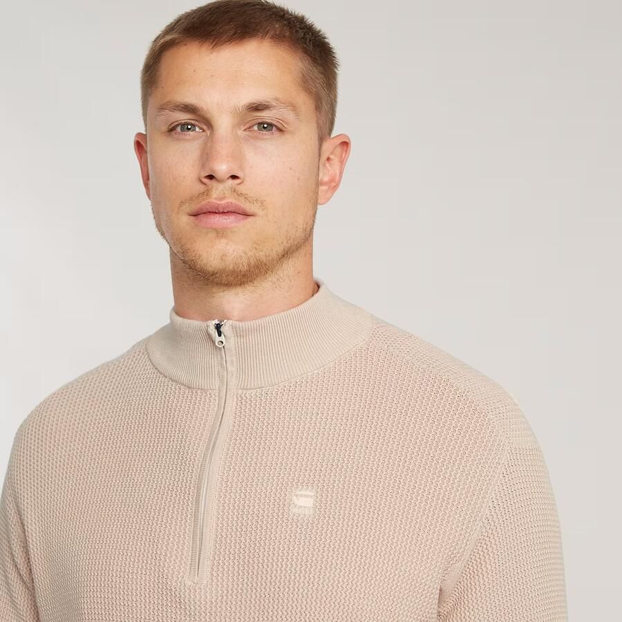 G-Star RAW Serrated Gebreide Skipper Trui Roze Heren - Foto 3