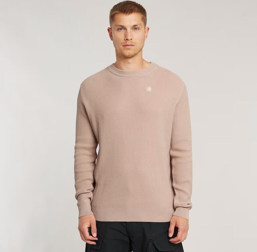 G-Star RAW Serrated Gebreide Trui Roze Heren - Foto 7