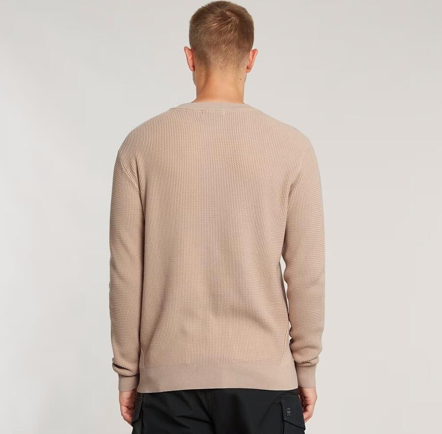 G-Star RAW Serrated Gebreide Trui Roze Heren - Foto 4