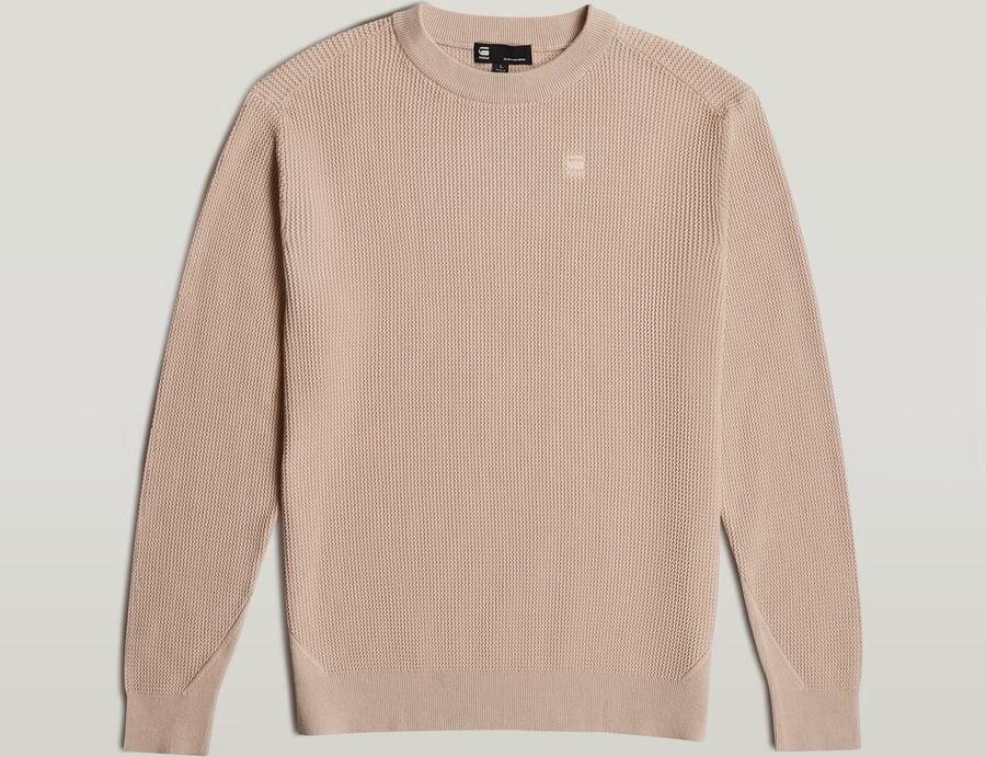 G-Star RAW Serrated Gebreide Trui Roze Heren - Foto 6