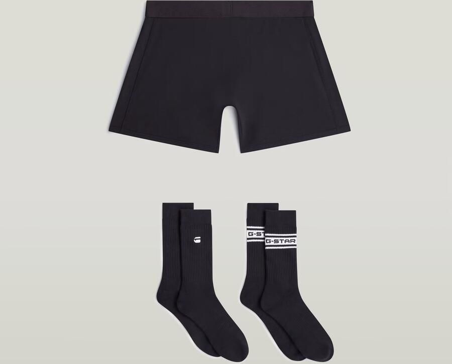 G-Star RAW Set Boxershort en Sokken 40-43 Zwart Heren - Foto 4