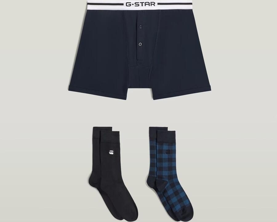 G-Star RAW Set Boxershort en Sokken Meerkleurig Heren