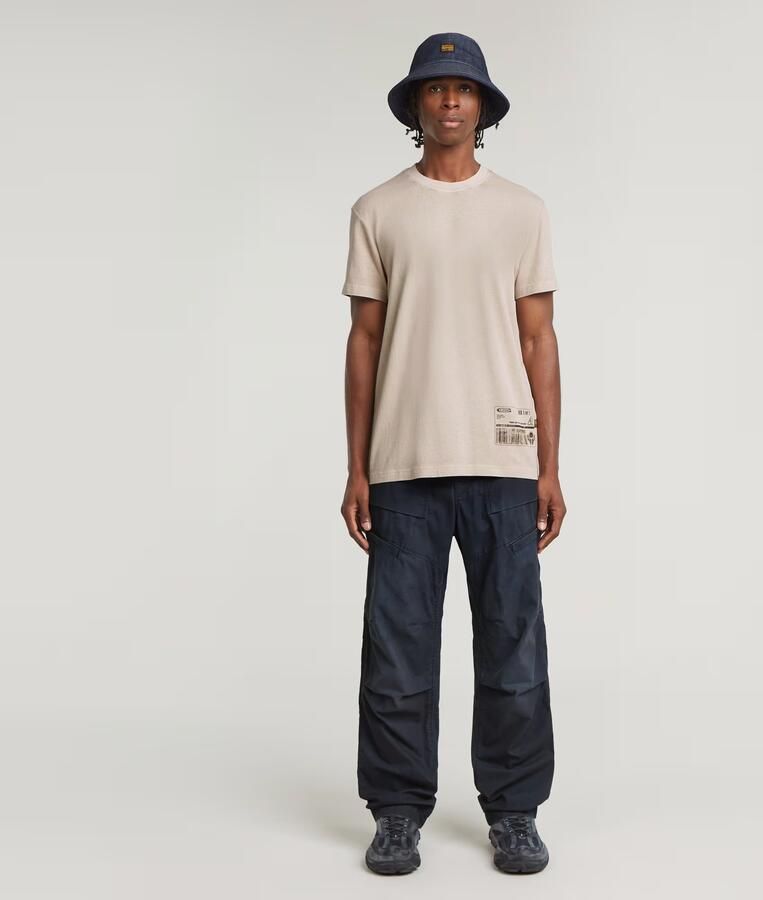 G-Star RAW Shipping Graphic Overdyed T-Shirt Beige Heren - Foto 6