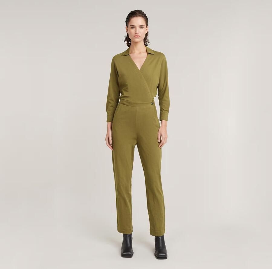 G-Star RAW Shirt Jumpsuit Groen Dames - Foto 6