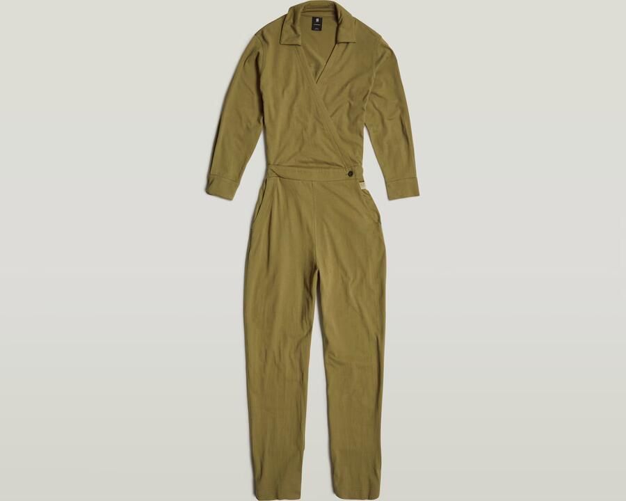 G-Star RAW Shirt Jumpsuit Groen Dames - Foto 7