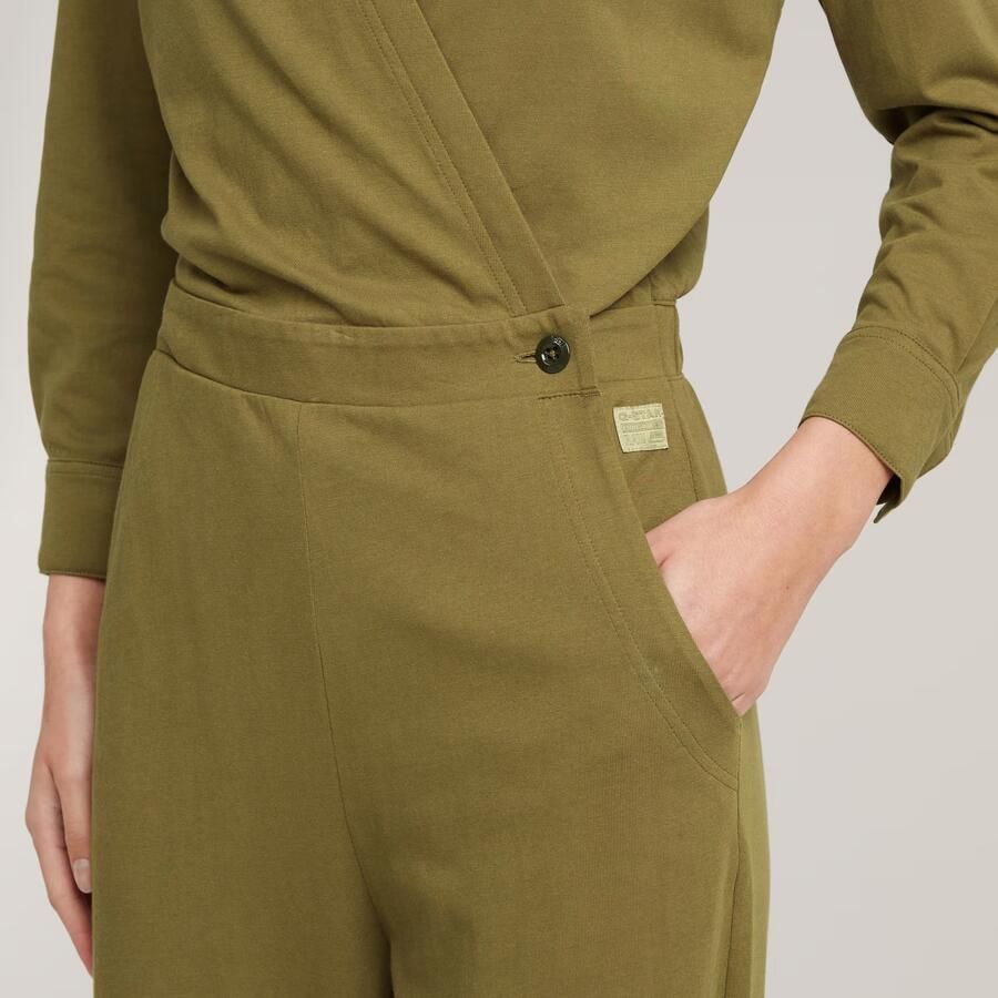 G-Star RAW Shirt Jumpsuit Groen Dames - Foto 4