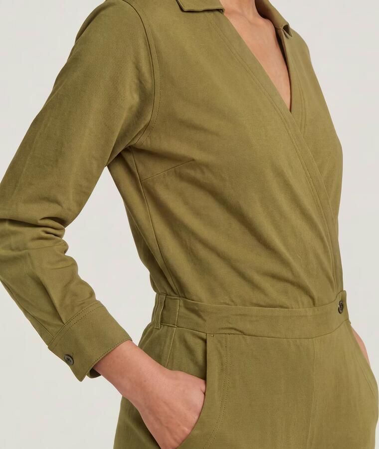 G-Star RAW Shirt Jumpsuit Groen Dames - Foto 9