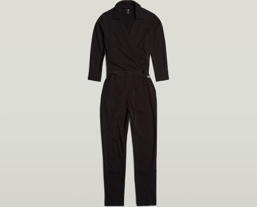 G-Star RAW Jumpsuit Shirt Jumpsuit elastische taille met knop - Foto 7