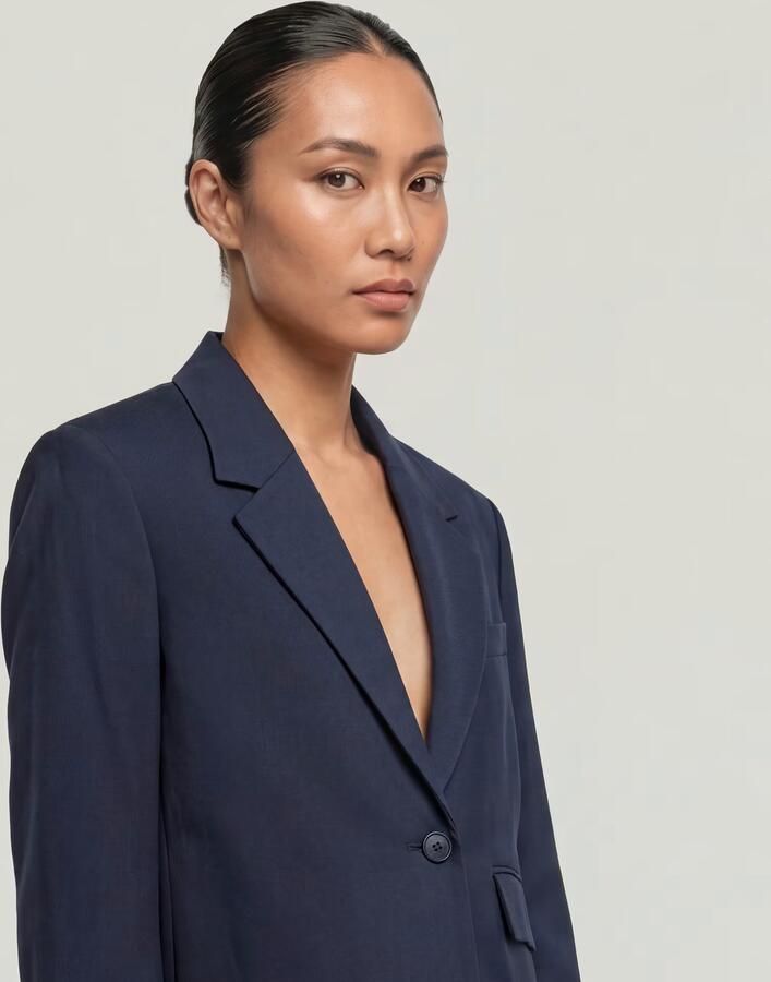 G-Star RAW Short Blazer Donkerblauw Dames - Foto 4