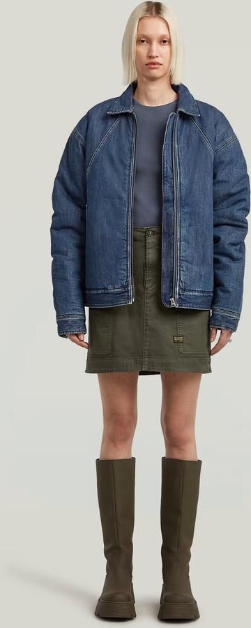 G-Star RAW Short Cargorok Grijs Dames - Foto 5