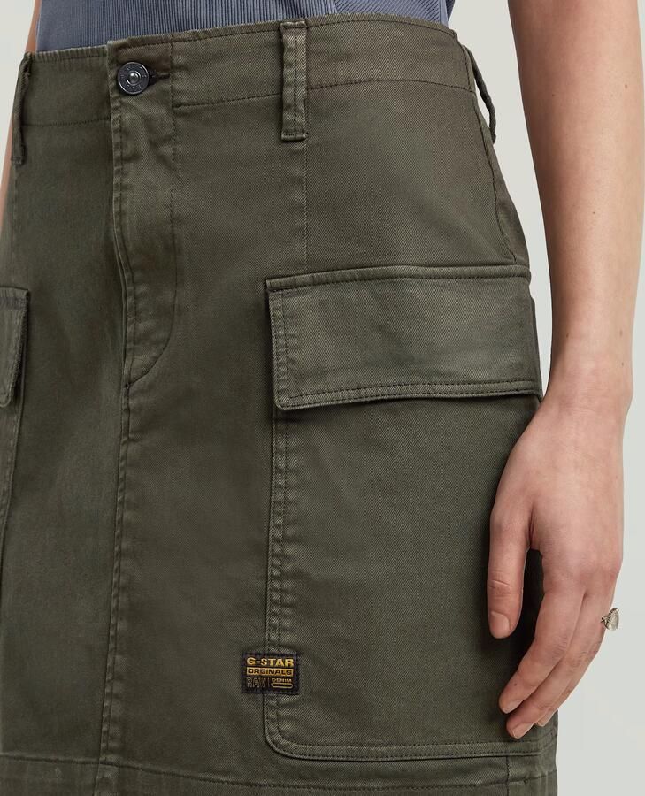 G-Star RAW Short Cargorok Grijs Dames - Foto 2