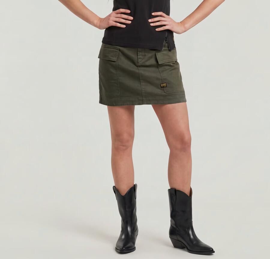 G-Star RAW Short Cargorok Grijs Dames - Foto 5