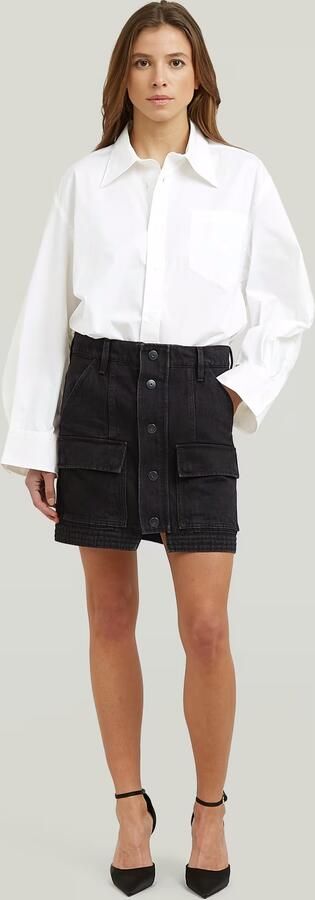 G-Star RAW Short Cargorok Zwart Dames - Foto 6