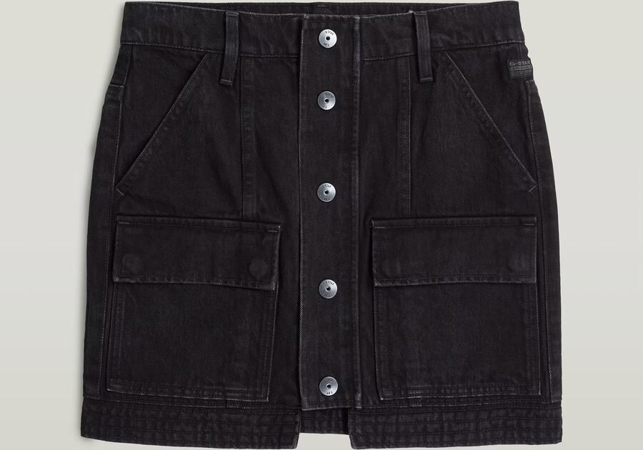 G-Star RAW Short Cargorok Zwart Dames - Foto 4
