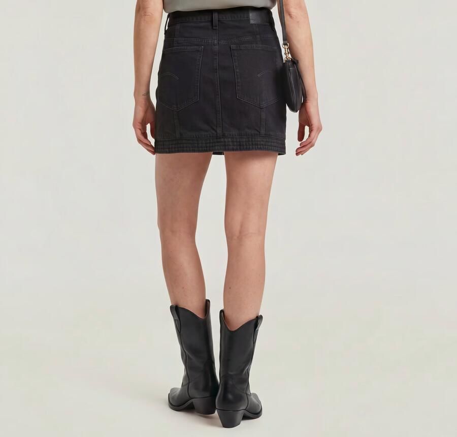 G-Star RAW Short Cargorok Zwart Dames - Foto 4