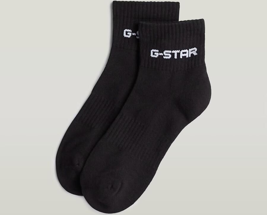 G-Star RAW Short Logo Sokken 3 Paar Meerkleurig Heren - Foto 4