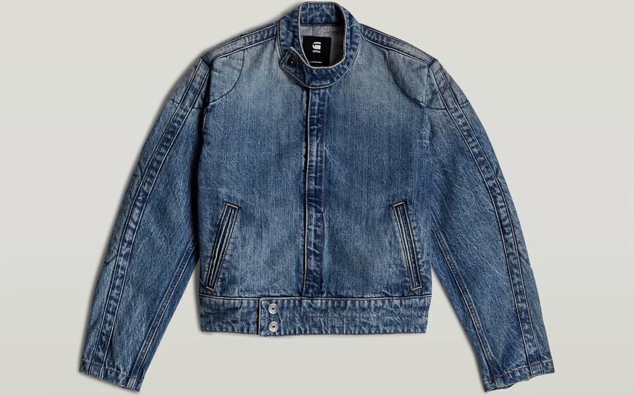 G-Star RAW Short Moto Jack Midden blauw Dames