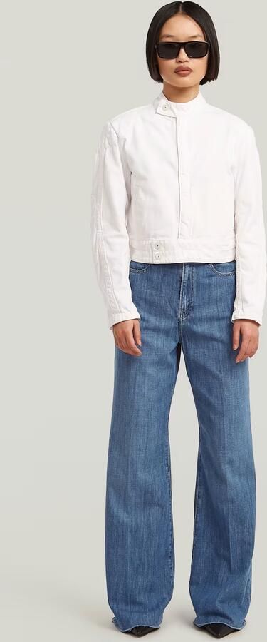 G-Star RAW Short Moto Jack Wit Dames - Foto 6