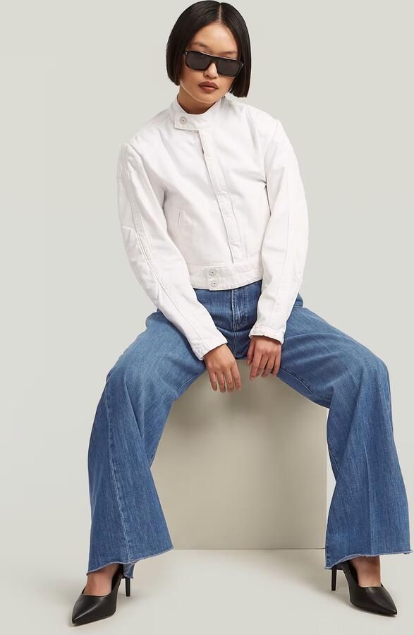 G-Star RAW Short Moto Jack Wit Dames - Foto 4