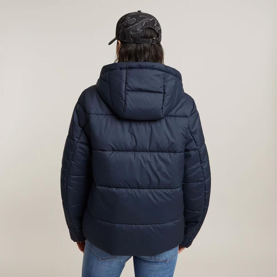 G-Star RAW Short Puffer Donkerblauw Dames - Foto 2