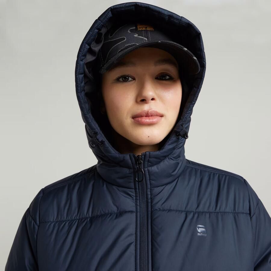 G-Star RAW Short Puffer Donkerblauw Dames - Foto 4