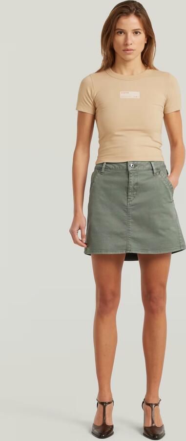 G-Star RAW Short Rok Groen Dames - Foto 6