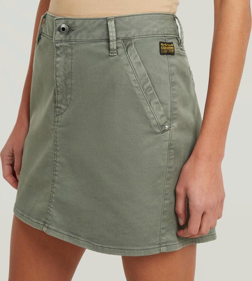 G-Star RAW Short Rok Groen Dames - Foto 3