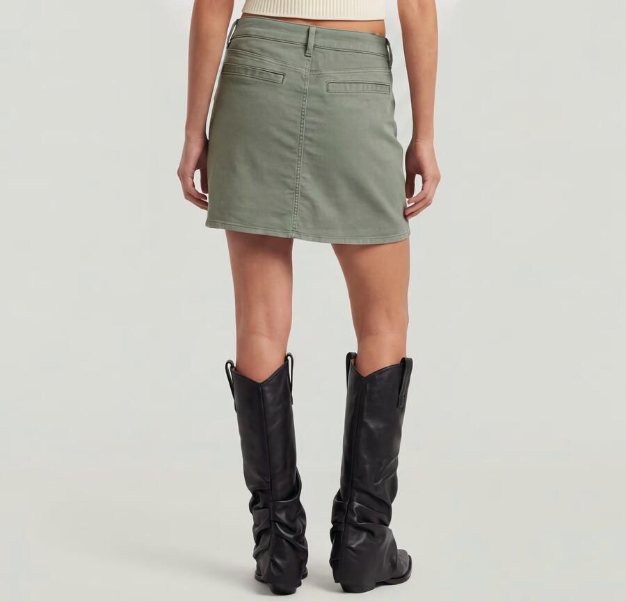 G-Star RAW Short Rok Groen Dames - Foto 4