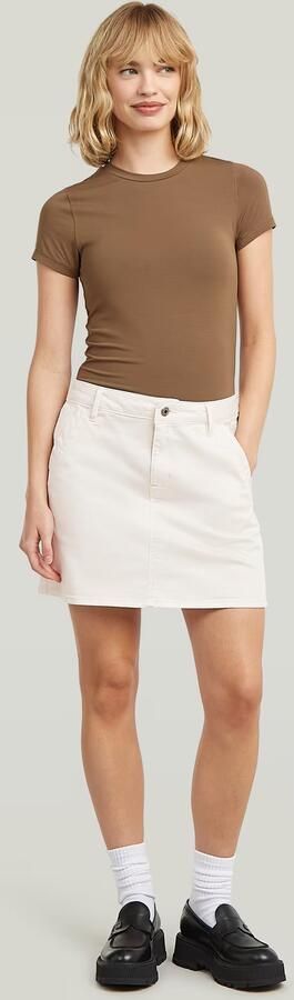 G-Star RAW Short Rok Wit Dames - Foto 7