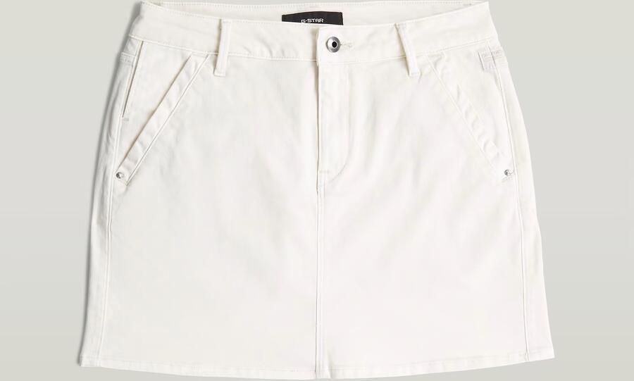 G-Star RAW Short Rok Wit Dames - Foto 4