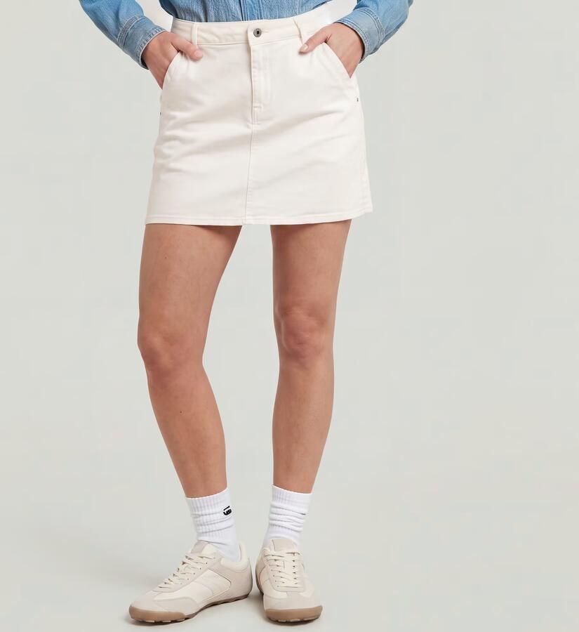 G-Star RAW Short Rok Wit Dames - Foto 5