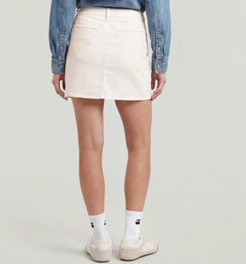 G-Star RAW Short Rok Wit Dames - Foto 4