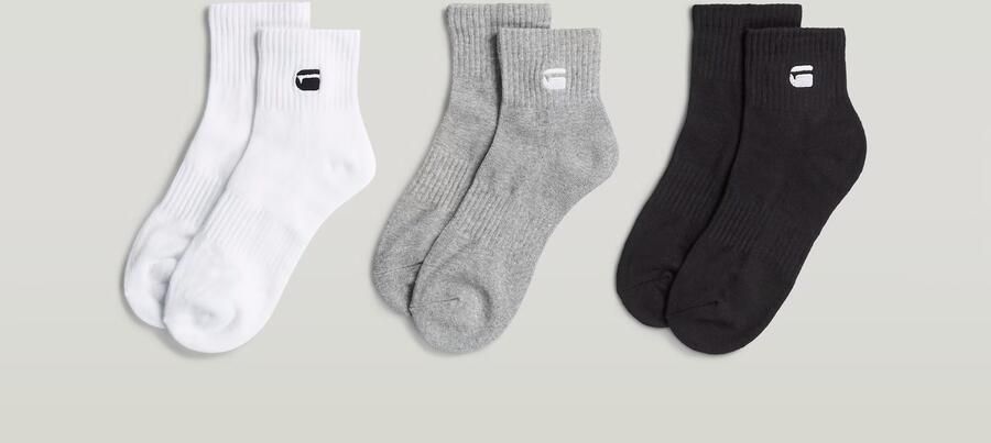 G-Star RAW Short Sokken 3 Paar Meerkleurig Heren