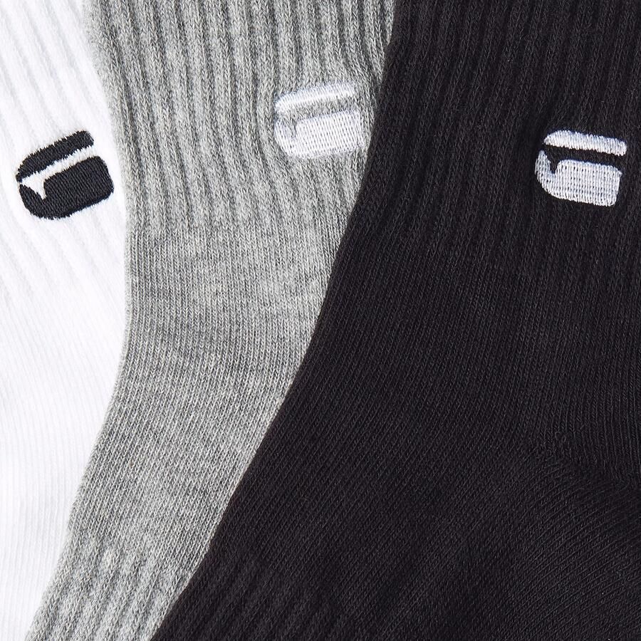 G-Star RAW Short Sokken 3 Paar Meerkleurig Heren - Foto 2