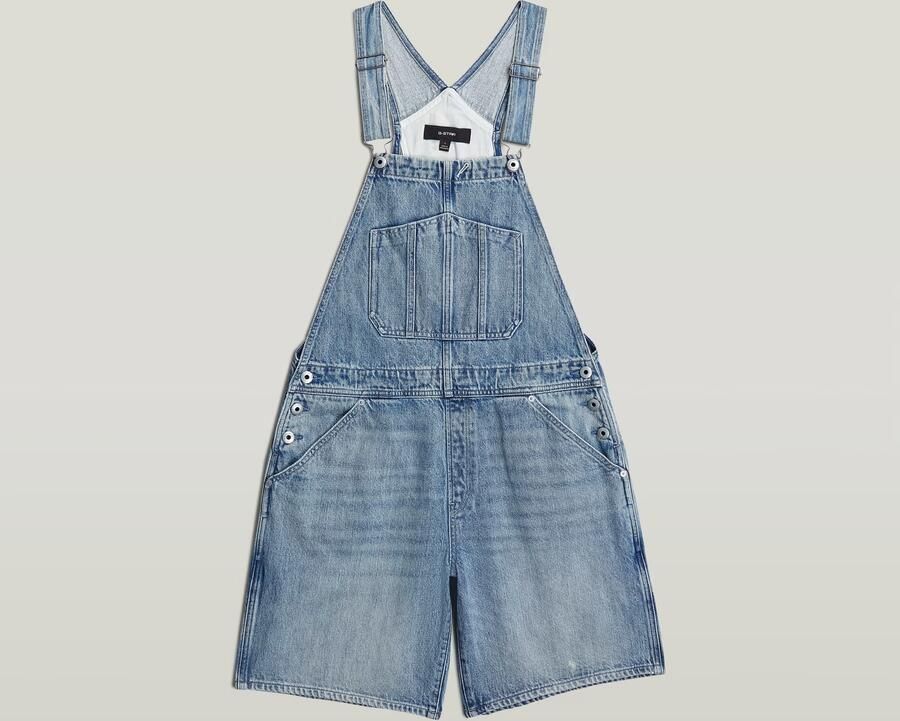 G-Star RAW Short Tuinbroek Lichtblauw Dames - Foto 4