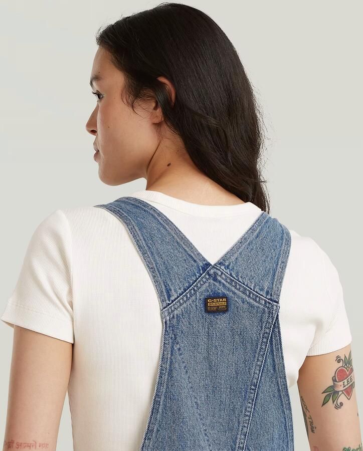 G-Star RAW Short Tuinbroek Lichtblauw Dames - Foto 3