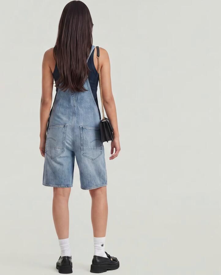 G-Star RAW Short Tuinbroek Lichtblauw Dames - Foto 4