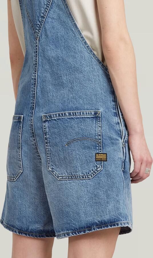 G-Star RAW Short Tuinbroek Midden blauw Dames - Foto 3