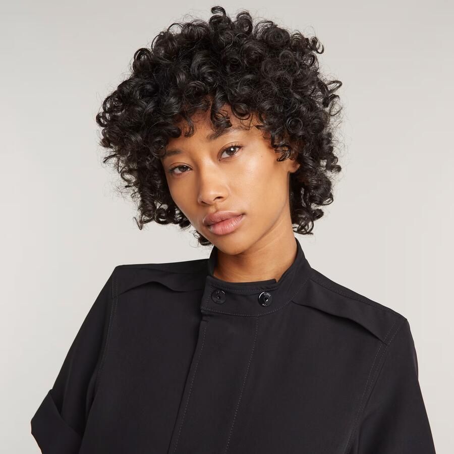 G-Star RAW Shortsleeve Workwear Jumpsuit Zwart Dames - Foto 4