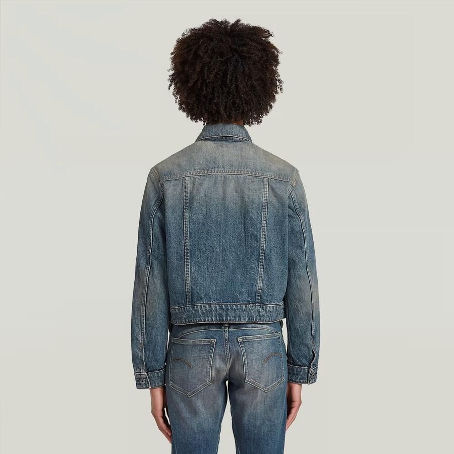 G-Star RAW Shrunken Boxy Jack Donkerblauw Dames - Foto 2