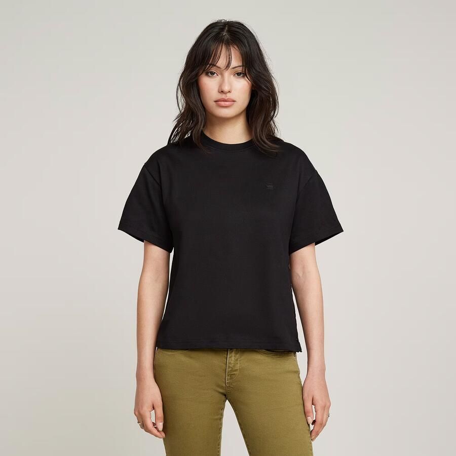 G-Star RAW Side Buttons Relaxed Top Zwart Dames - Foto 7