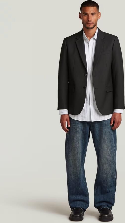 G-Star RAW Single Breasted Blazer Zwart Heren - Foto 6