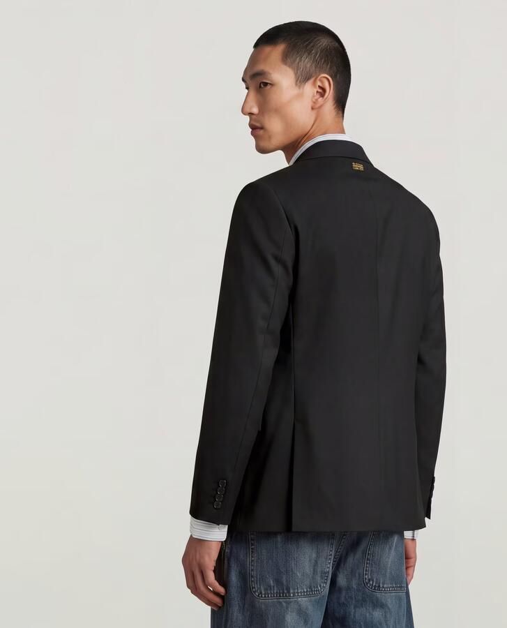 G-Star RAW Single Breasted Blazer Zwart Heren - Foto 4