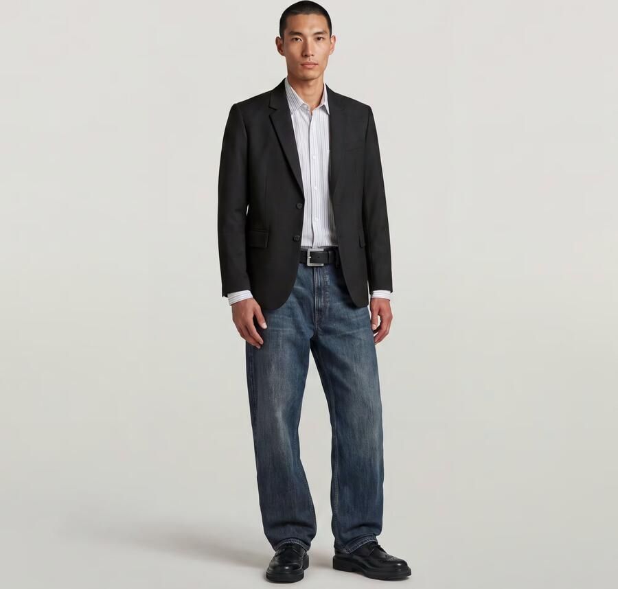G-Star RAW Single Breasted Blazer Zwart Heren - Foto 3