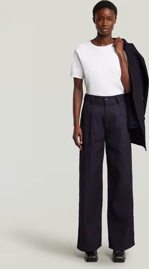 G-Star RAW Skater Chino High Loose 2.0 Jeans Donkerblauw Dames - Foto 6