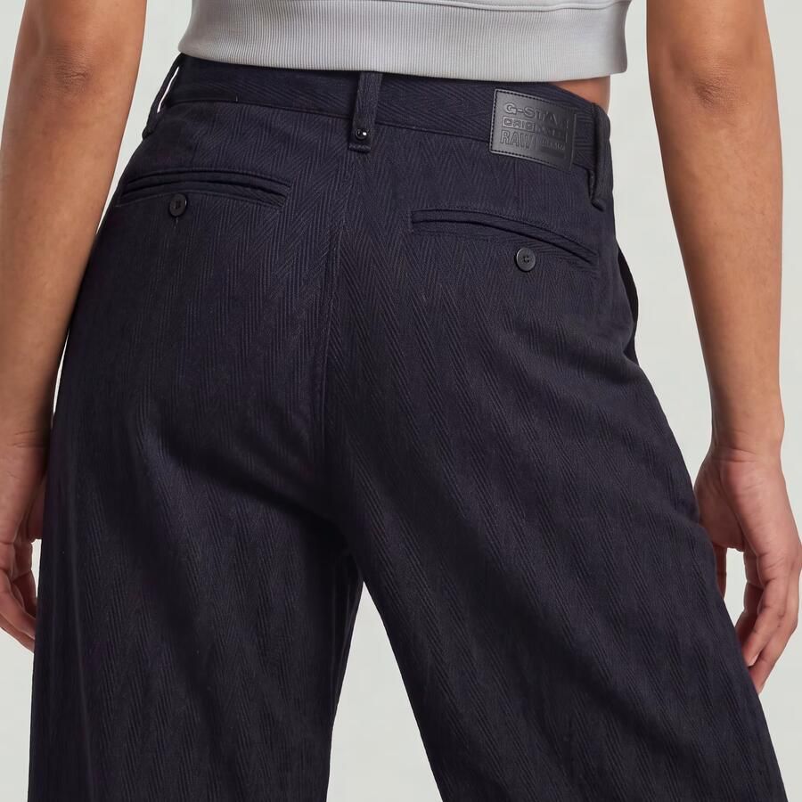 G-Star RAW Skater Chino High Loose 2.0 Jeans Donkerblauw Dames - Foto 4