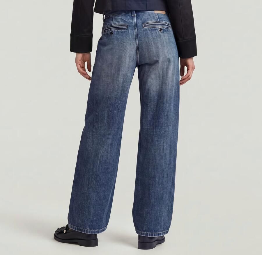 G-Star RAW Skater Chino High Loose Jeans Midden blauw Dames - Foto 5