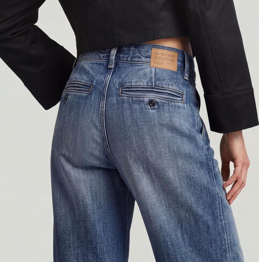 G-Star RAW Skater Chino High Loose Jeans Midden blauw Dames - Foto 4