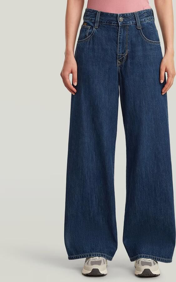 G-Star RAW Skater High Loose Jeans Donkerblauw Dames - Foto 15